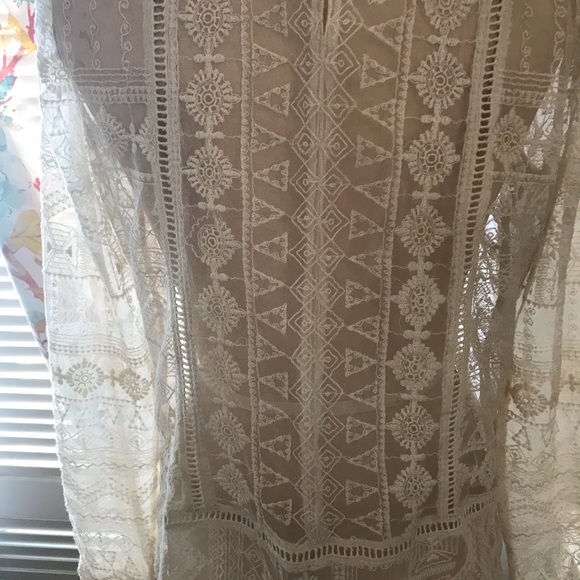 “next “, Sz.14 sheer lace top, Boho, gypsy ,fairy,romantic shabby, Downton,sexy - Picture 10 of 11